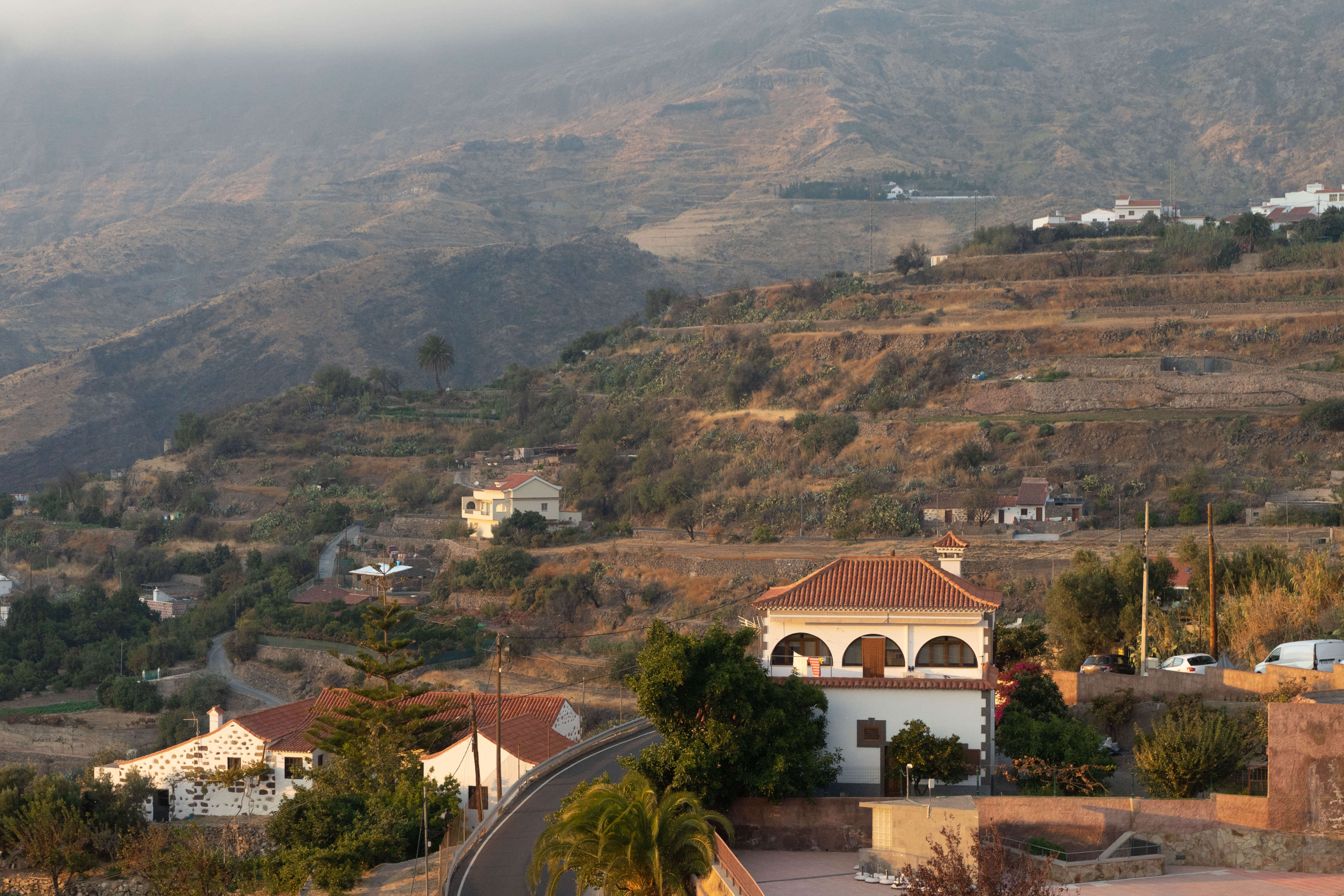 Widok na budynki na prowincji